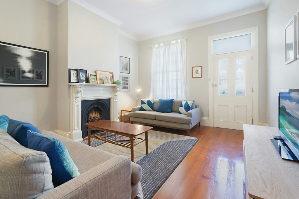 Modern home improvement ideas Australia renovated open-plan living room 2026